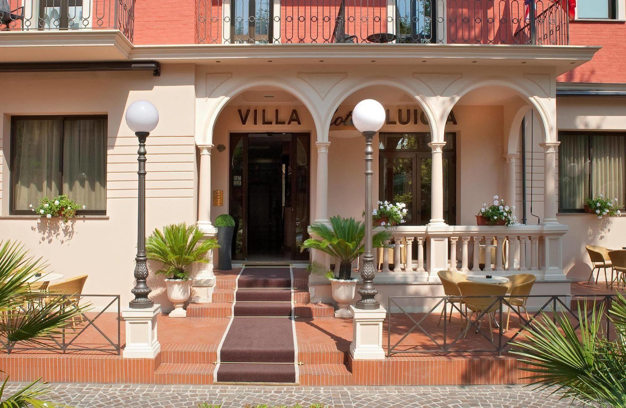 Hotel Villa Luigia Rimini Exteriör bild