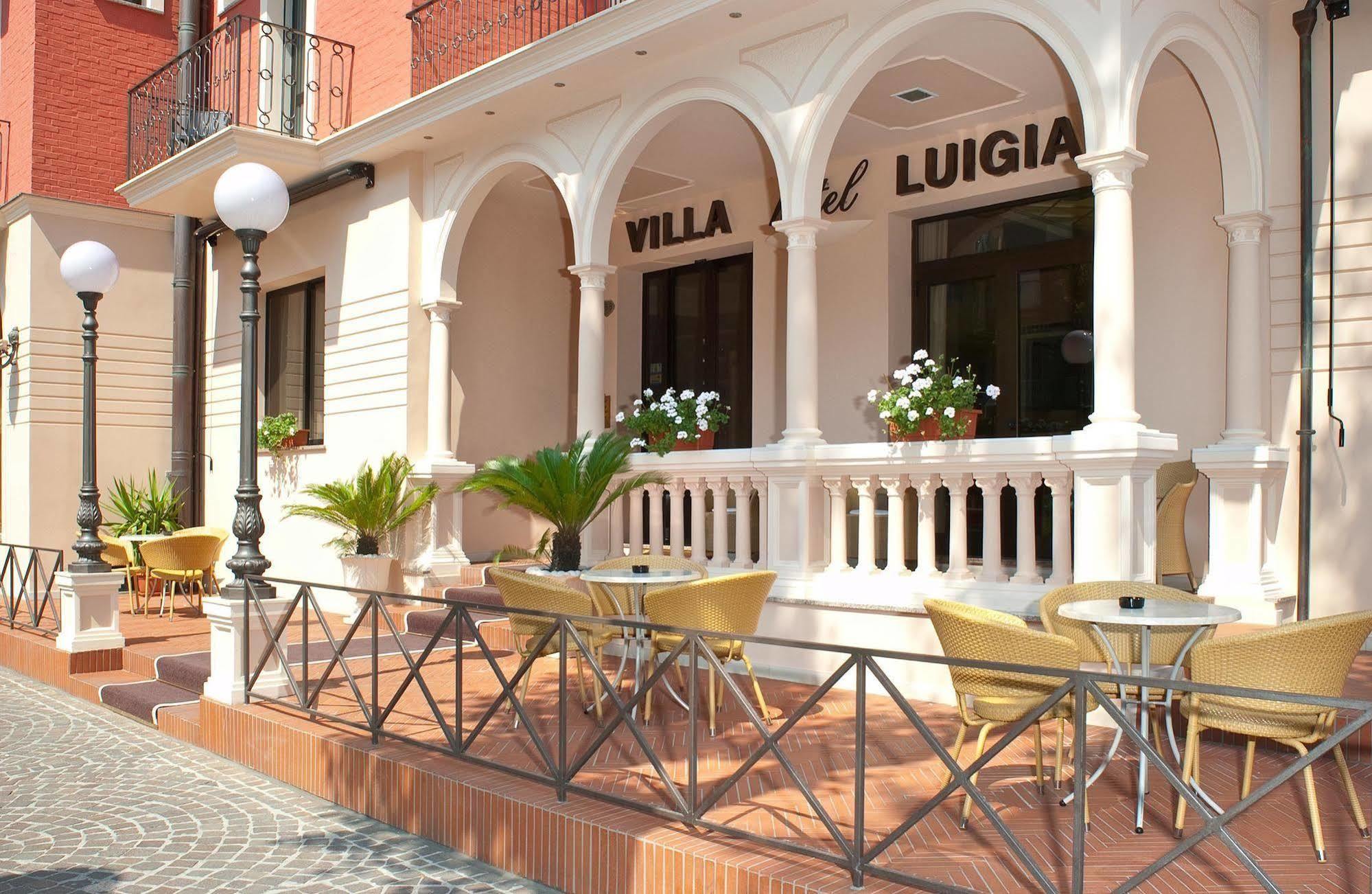 Hotel Villa Luigia Rimini Exteriör bild